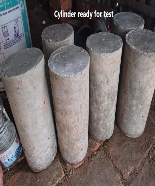 Cylinder ready for test